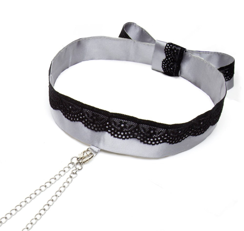 50014710000-3-Play Nice Satin Collar & Nipple Clamps-3