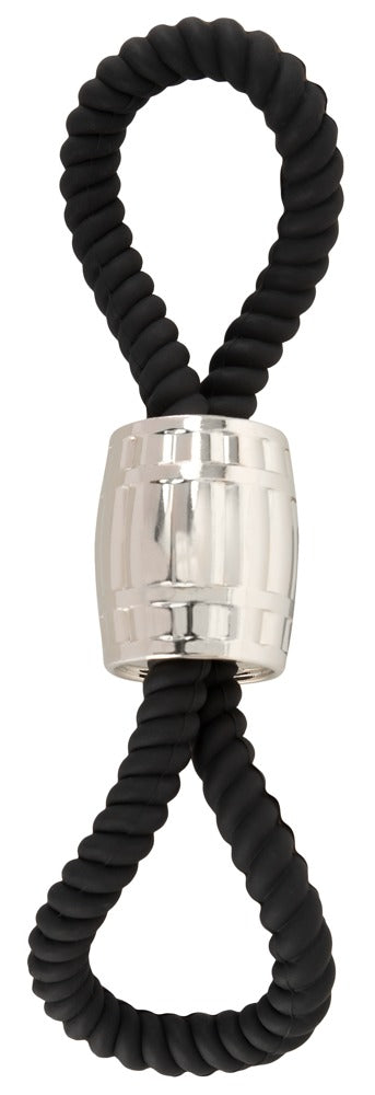 50042170000-2-Heavy Rope Cock Strap with two Loops-2