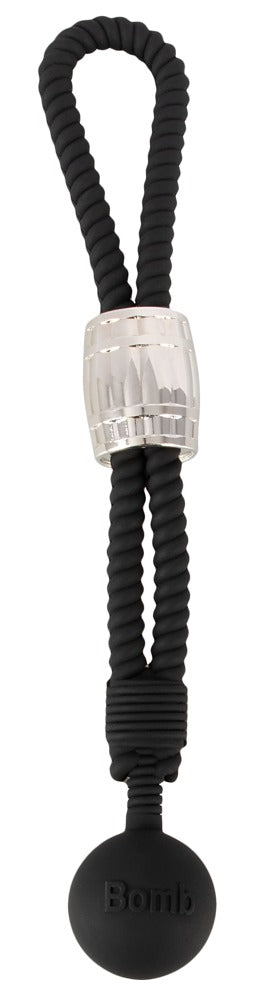 50042250000-2-Heavy Rope Cock Strap with Ball-2