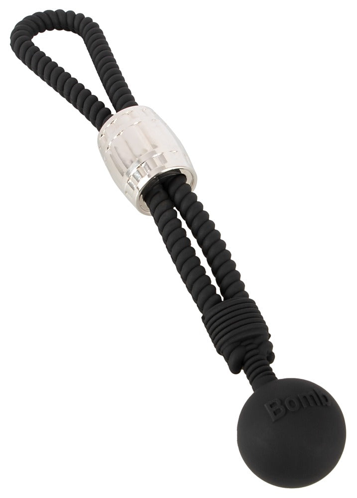50042250000-3-Heavy Rope Cock Strap with Ball-3