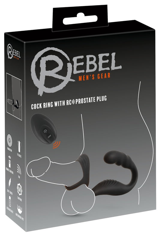 54022800000-1-Cock Ring with RC Prostate Plug-1