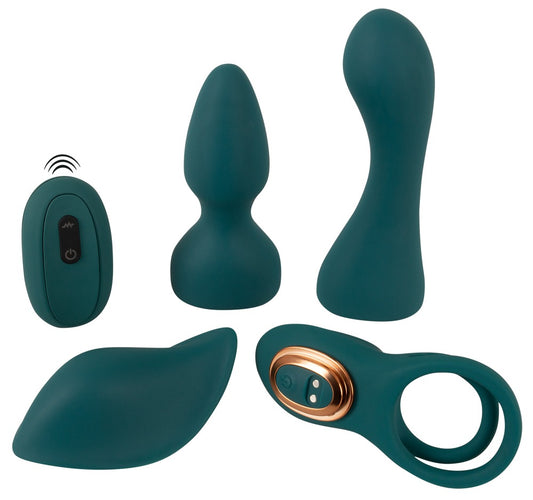 54023600000-2-RC Mini Vibrator with 4 Attachments-2