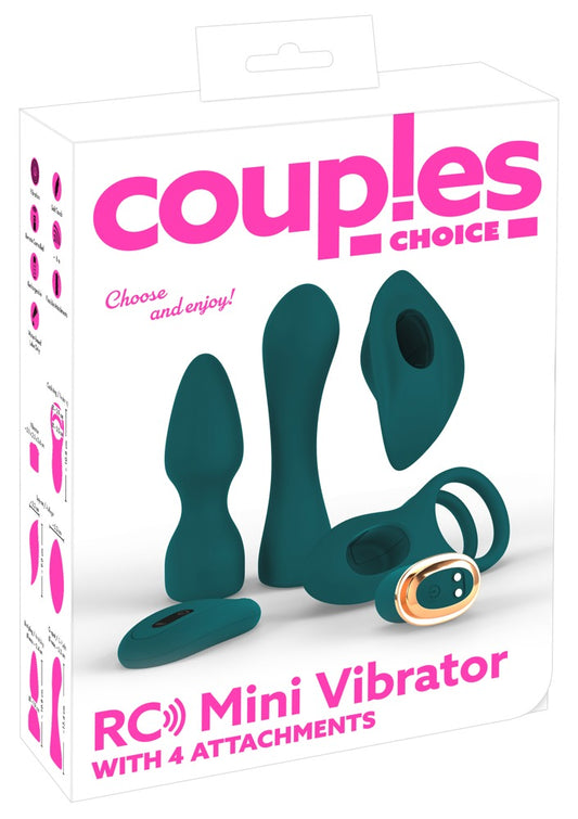 54023600000-1-RC Mini Vibrator with 4 Attachments-1