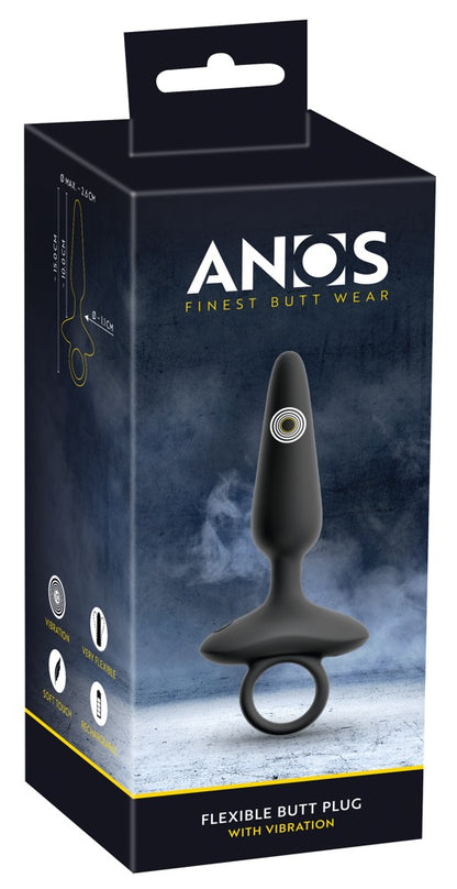 54051810000-1-Flexible Butt Plug with Vibrations-1