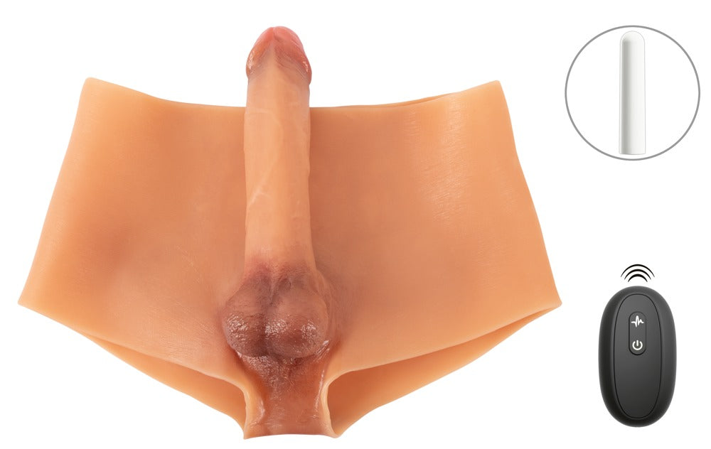 54055210000-2-Ultra Realistic Vibrating Penis Pants-2
