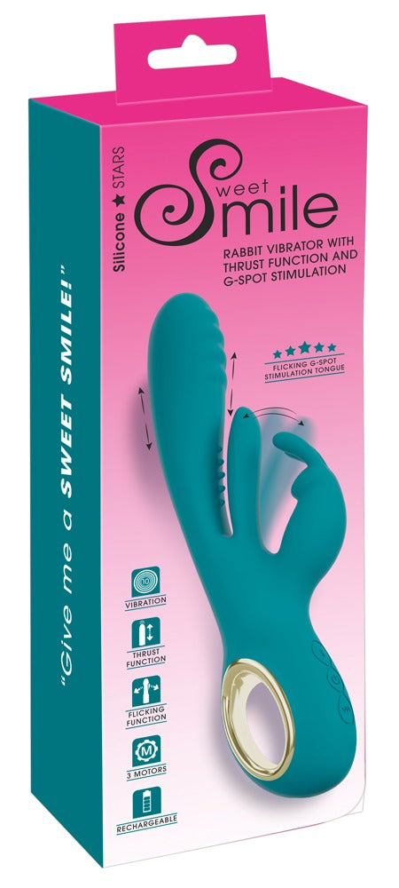 54055720000-1-Rabbit Vibrator with Thrust Function and G-Spot Stimulation-1