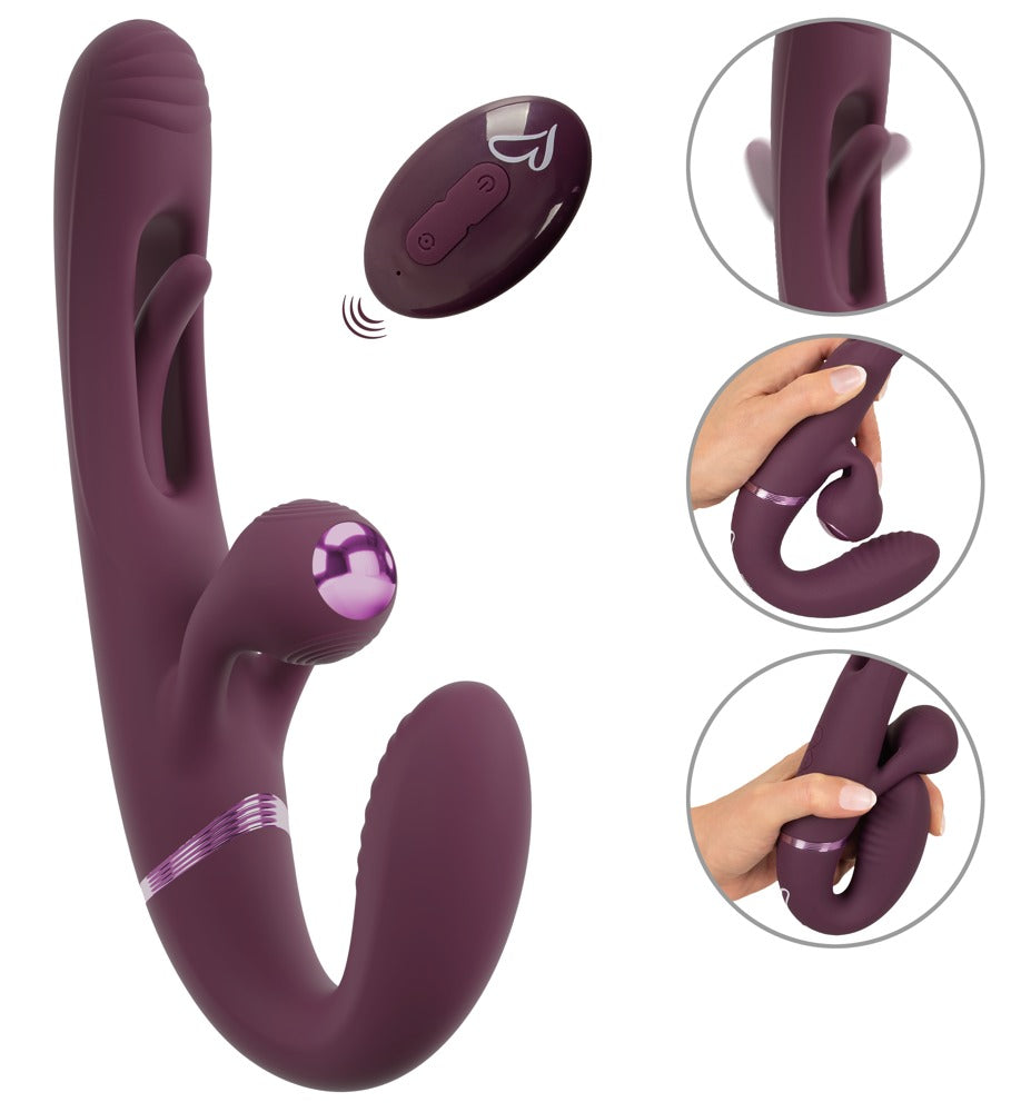 54057690000-2-RC Strapless Strap-On With Flicking Tongue-2
