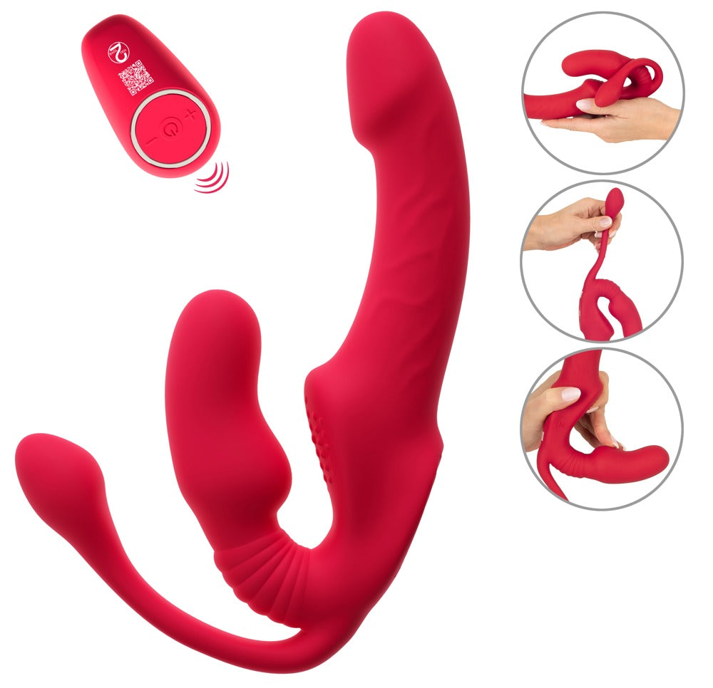 54072140000-2-Strapless Strap-on Triple Teaser RC-2