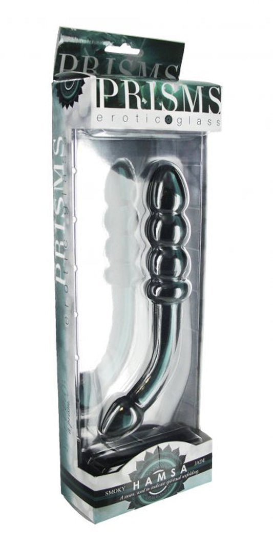 Hamsa G-Punkt/Prostata-Dildo - Smoky Jade