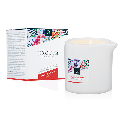 Candela da massaggio Exotiq Vaniglia Ambra - 200g